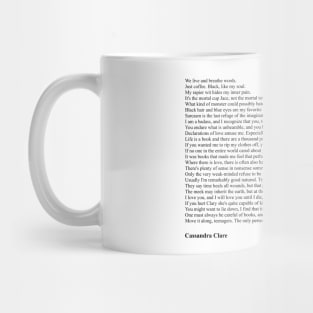 Cassandra Clare Quotes Mug